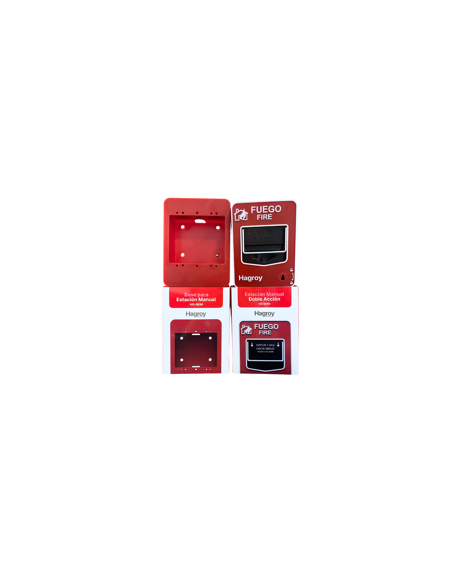 ESTACION MANUAL PARA INCENDIOS O PANICO CON BASE (HGEM)       